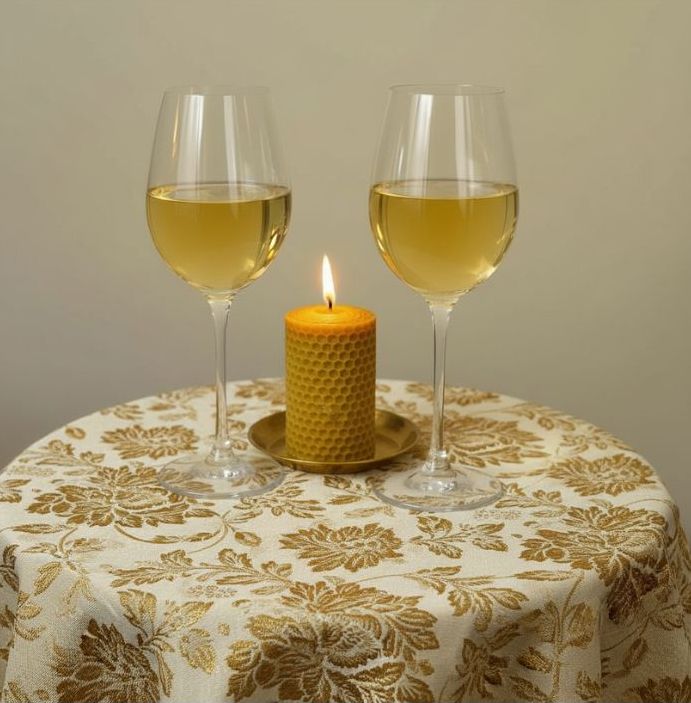 skleničky se svíčkou min